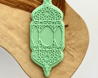 Eid Mubarak Lantern Debosser Stamp with Cutter (Style 2). Ramadan Mubarak. Fondant Icing Decorating