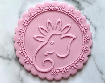 Ganesh Cookie Stamp. Diwali Fondant Icing Biscuit Decorating