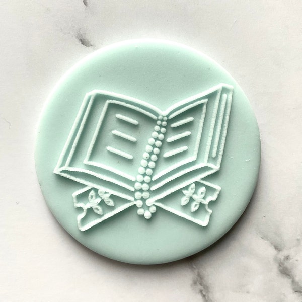 Holy Book Cookie Embosser Stamp. Ramadan/Eid Fondant Biscuit Cupcakes Decorating