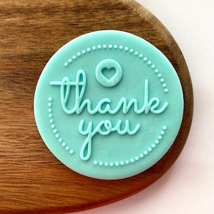 Gracias Cookie Debosser Stamp. Fondant Glaseado Cupcake Decoración
