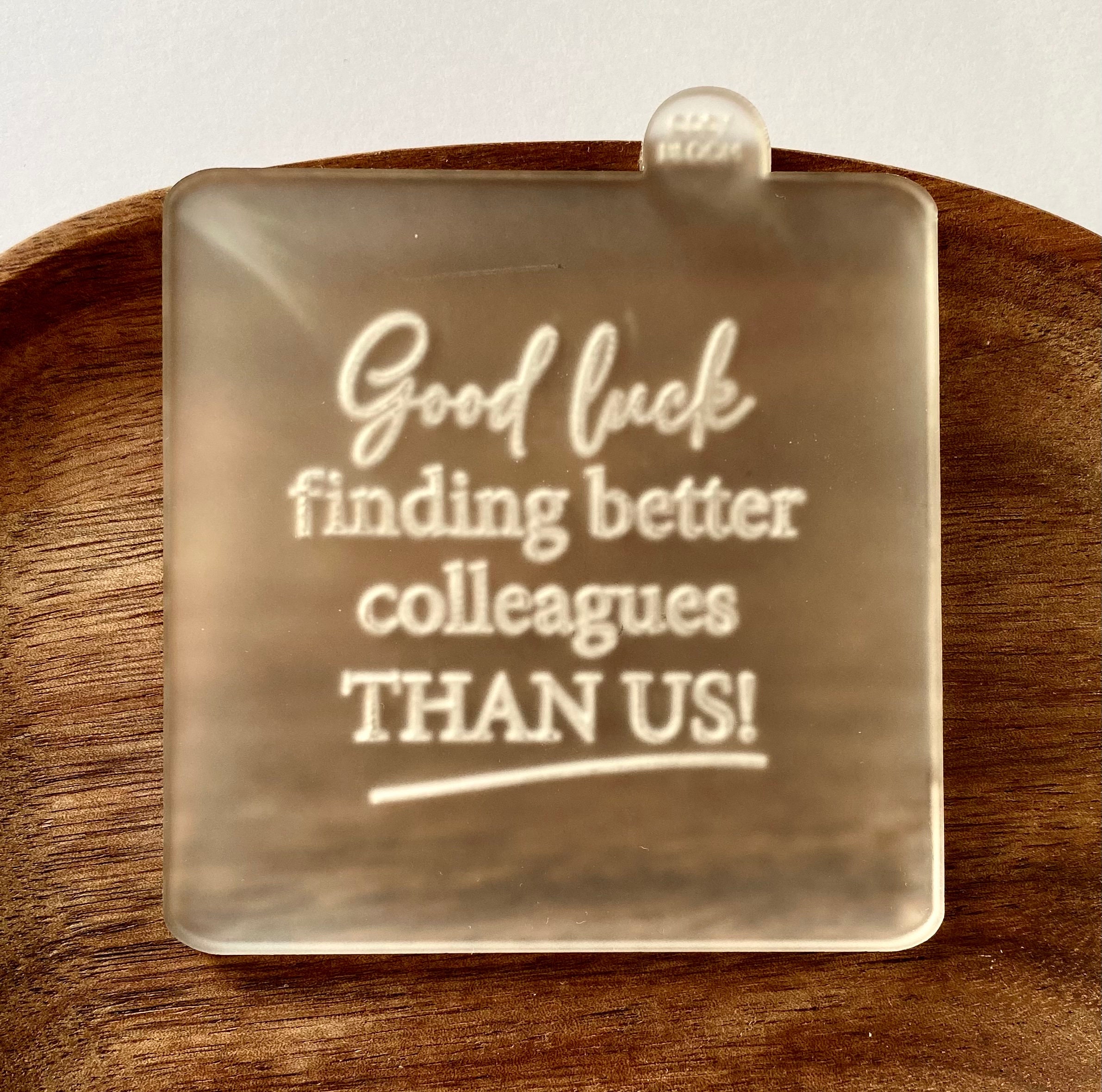 Good Luck Cookie Embosser Stamp. New Job Fondant Debosser Etsy UK