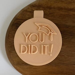 You Dit It Prägestempel. Graduierung Cookie Cutter. Fondant Icing Cupcake Dekorieren