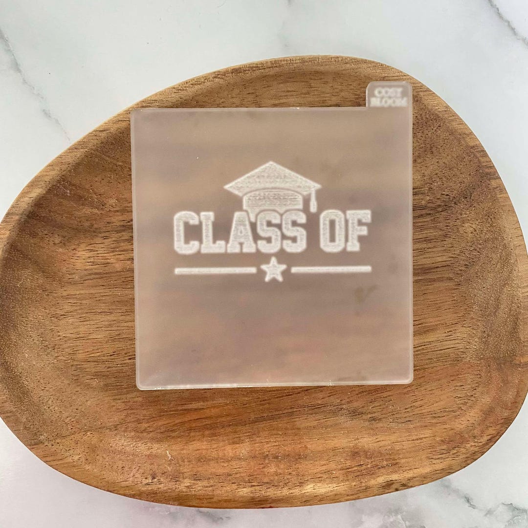 Customisable “class Of” Graduation Cookie Embosser | Graduation Cookie ...