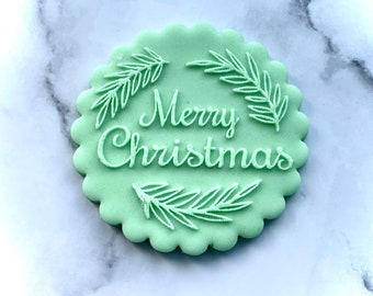Merry Christmas Embosser Stamp