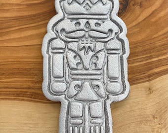 Christmas Nutcracker Embosser Stamp and Cutter. Icing Fondant Biscuit Cookie Stamp