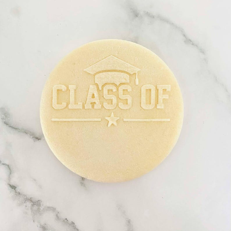 Customisable “class Of” Graduation Cookie Embosser | Graduation Cookie ...
