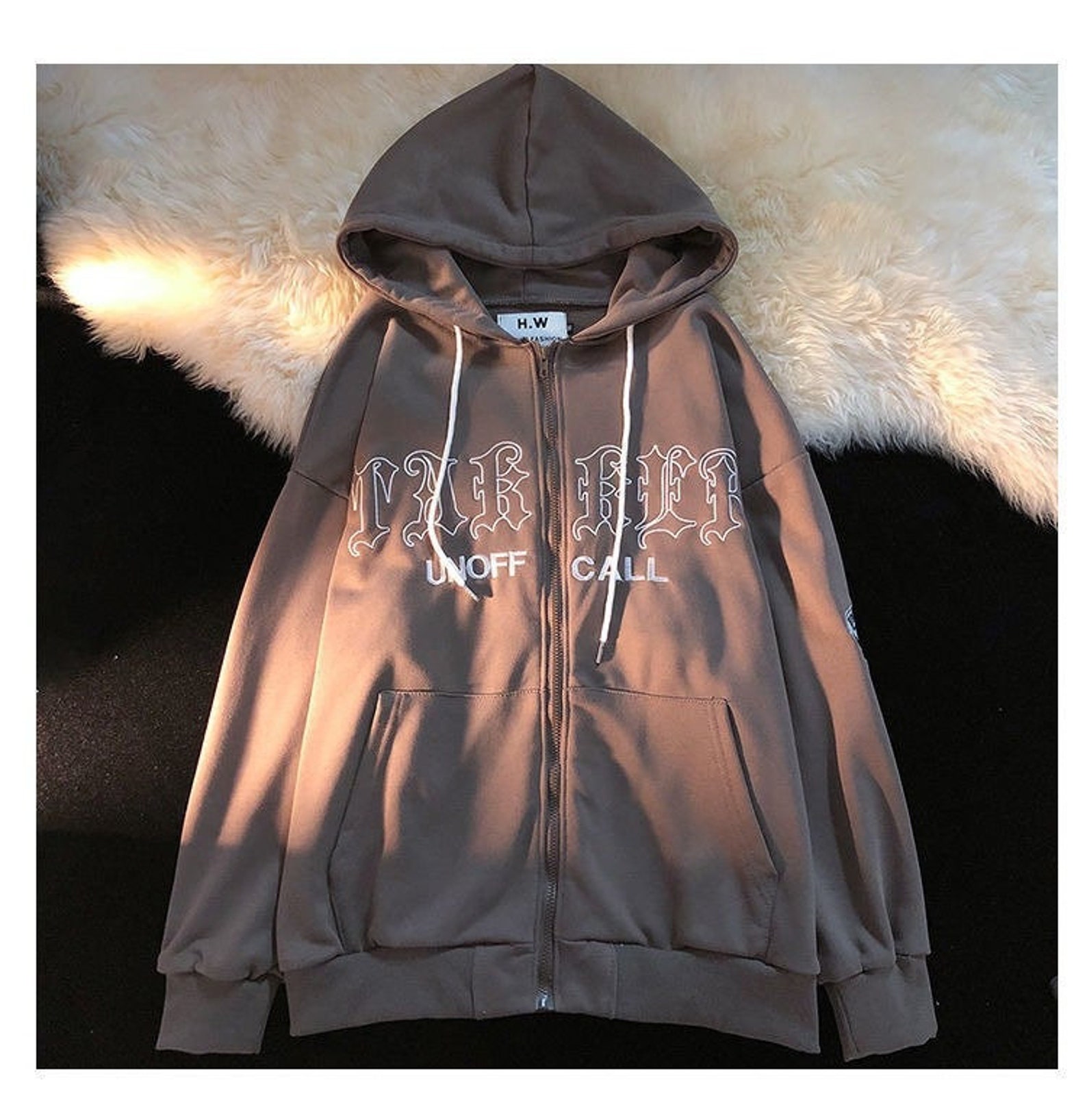 Letter Embroidery Hoodies Women Harajuku Sweatshirts Vintage Etsy