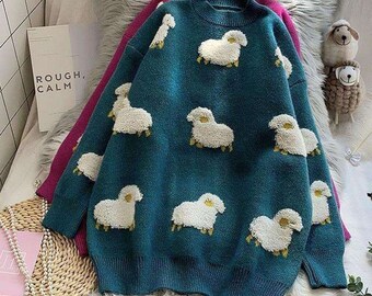 sheep sweater cardigan