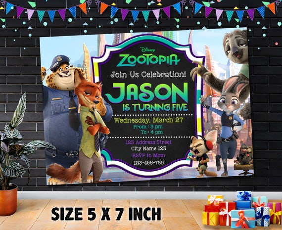 zootopia birthday invitation zootopia invitation zootopia theme party zootopia printable zootopia zootopia digital invitation drawing illustration digital lifepharmafze com