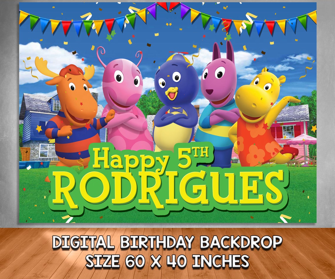 Backyardigans Birthday Banner
