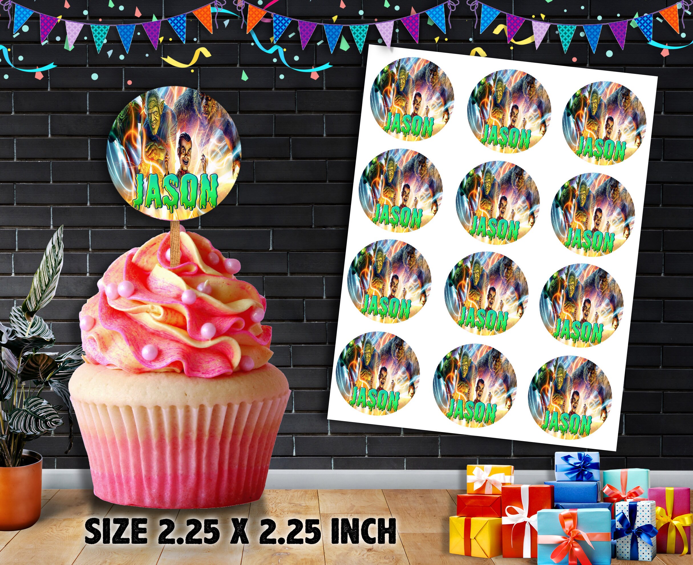 Goosebumps Goosebumps Cupcakes Toppers Goosebumps Party | Etsy