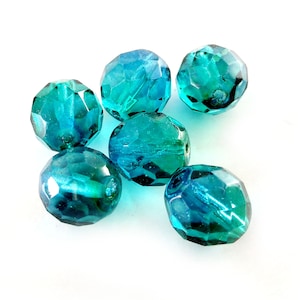 40pcs 12mm crystal round faceted beads ΑΒ colours Fashion jewelry loose beads Diy findings beads Prism beads Crystall glass spacer beads