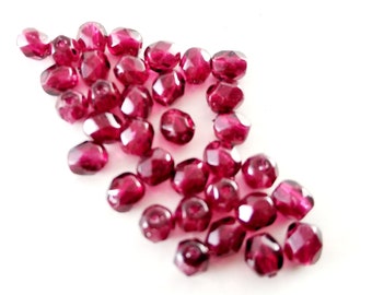 100 pcs 4mm crystal round faceted beads Fashion jewellery loose beads Diy findings beads Loose spacer beads Prism beads