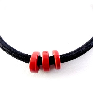 12 pcs Greek enamelled washer 25x7mm handmade matte glazed ceramic ring Ceramic donut rondelle Large hole ceramic washer Diy jewelry supply