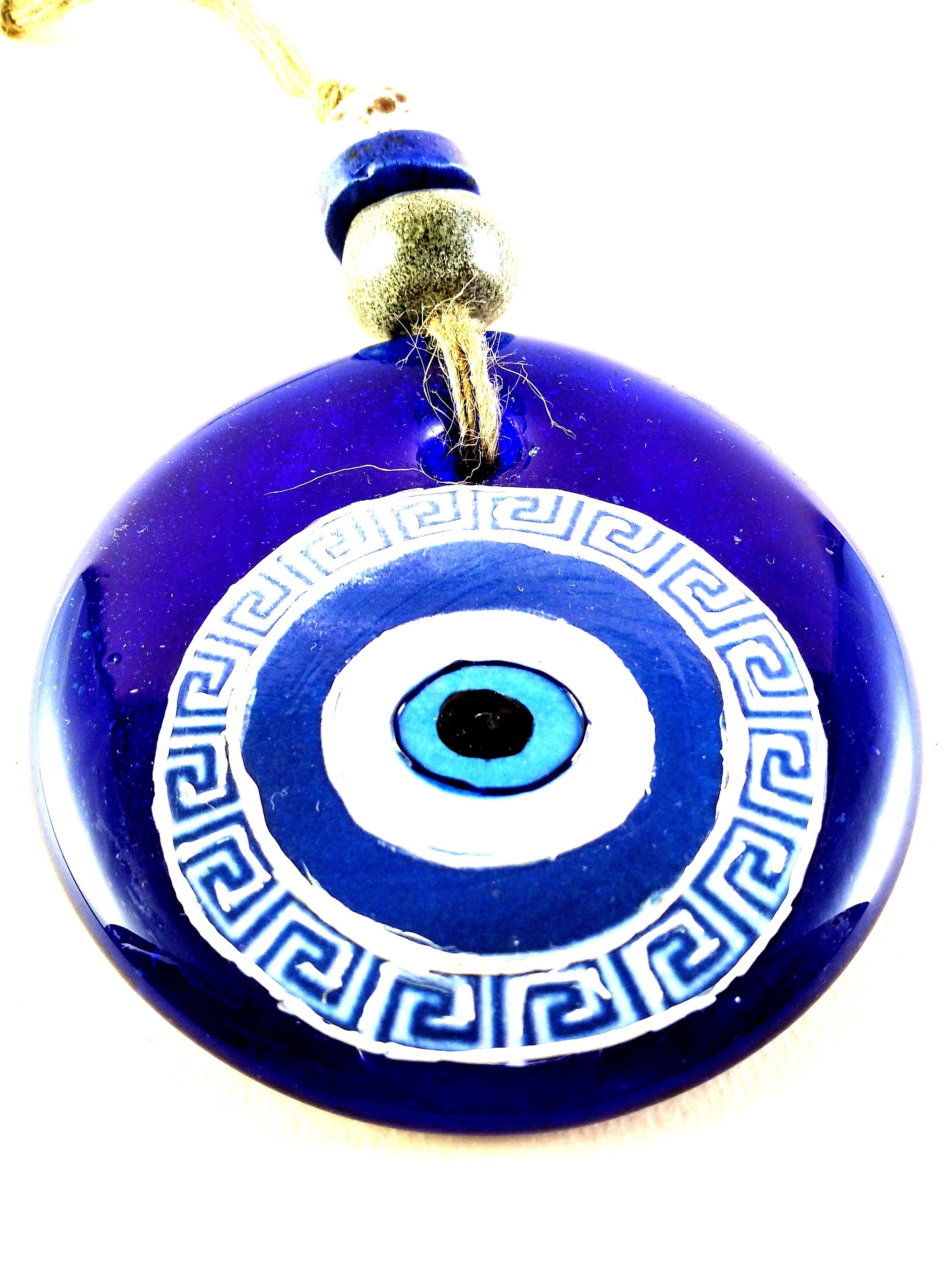 Evil eye wall hanging Greek evil eye wall decor Painted evil Etsy