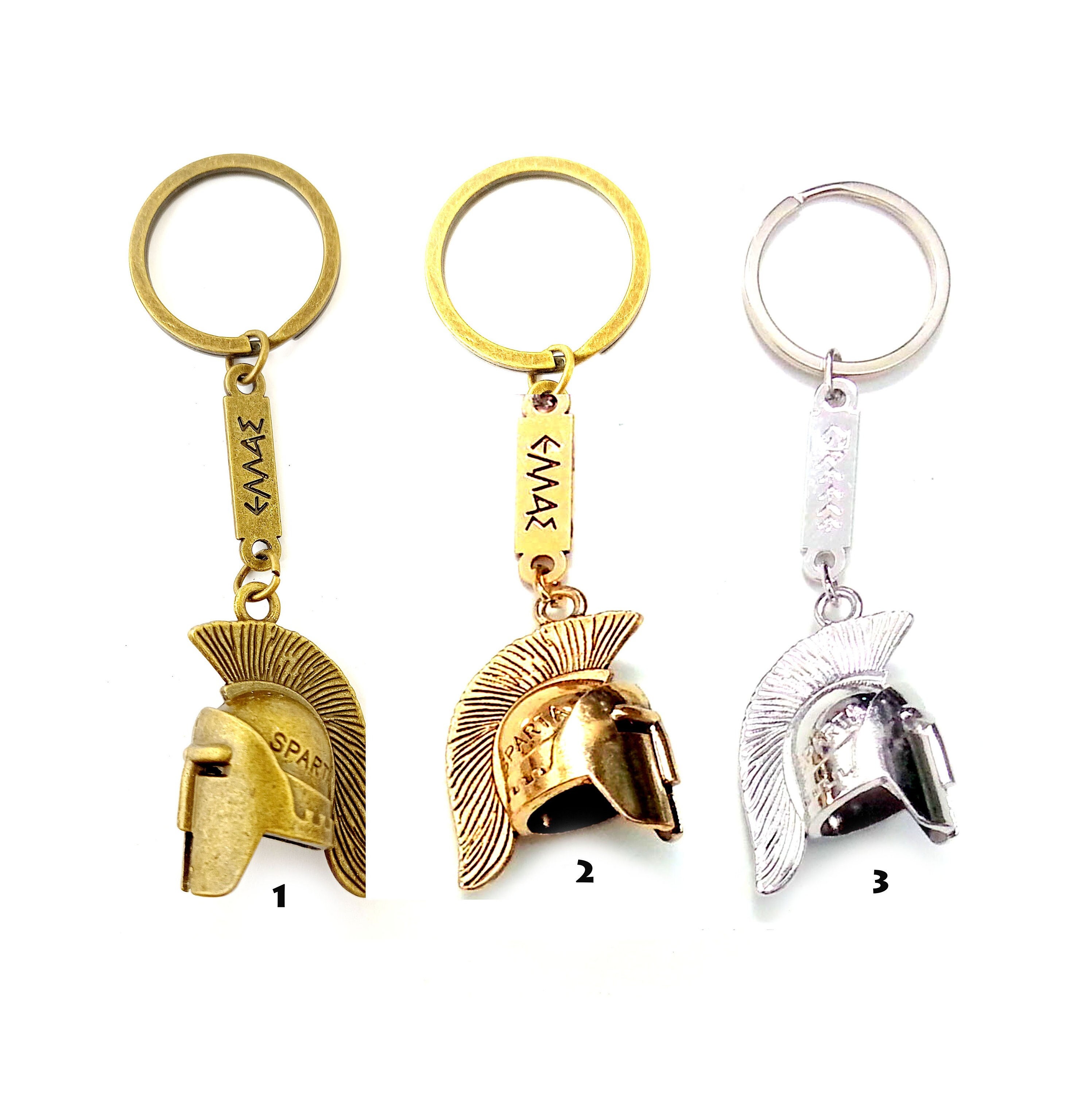 Porte-clés casque de Spartan spartiate porte-clé personnalisé