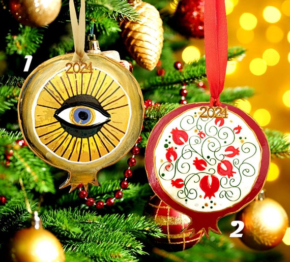 New Year 2024 Christmas Home Decorations Christmas Ball Ornaments