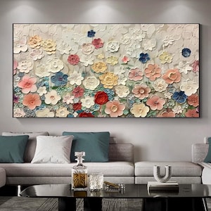 Large Original Waves Oil Painting, Abstract Seascape Wall Decor, Modern Ocean Canvas Art, Impasto Texture Wall Art, Custom Beach House Decor