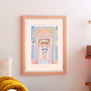 Patrika Gate, Jaipur, India, Wanderlust, Travel Print, FREE DELIVERY