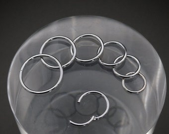 Rvs 1mm/18g clickerringen
