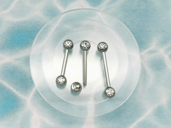Surgical clearance steel barbell