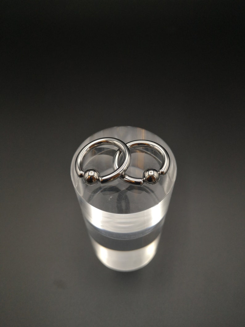Surgical stainless steel 316 grade 4mm6g heavy gauge BCR/'s