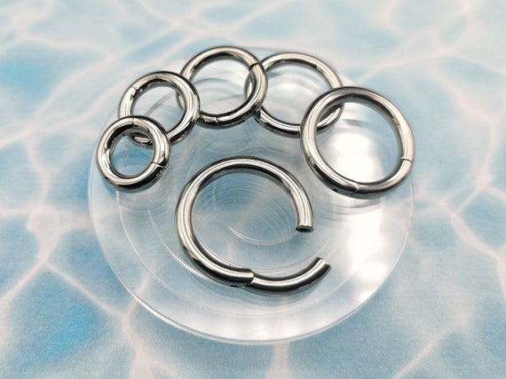 Anello clicker in acciaio chirurgico da 3 mm 8 g diametro interno