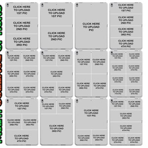 Peut inclure: Un mod&egrave;le de collage avec 9 carr&eacute;s blancs, chacun avec une bordure grise. Les carr&eacute;s sont dispos&eacute;s en grille de 3x3. Chaque carr&eacute; contient du texte qui dit "Cliquez ici pour t&eacute;l&eacute;charger la 1&egrave;re photo", "Cliquez ici pour t&eacute;l&eacute;charger la 2&egrave;me photo", "Cliquez ici pour t&eacute;l&eacute;charger la 3&egrave;me photo", "Cliquez ici pour t&eacute;l&eacute;charger la 4&egrave;me photo", "Cliquez ici pour t&eacute;l&eacute;charger la 5&egrave;me photo", "Cliquez ici pour t&eacute;l&eacute;charger la 6&egrave;me photo", "Cliquez ici pour t&eacute;l&eacute;charger la 7&egrave;me photo", "Cliquez ici pour t&eacute;l&eacute;charger la 8&egrave;me photo", et "Cliquez ici pour t&eacute;l&eacute;charger la 9&egrave;me photo".
