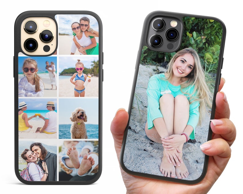 Personalised Collage Photo Rubber TPU Phone Case Cover for Apple iPhone 13 iPhone 7/8 iPhone X/XS iPhone 11/12 Samsung S7 S8  S9 S10 S20 S21 