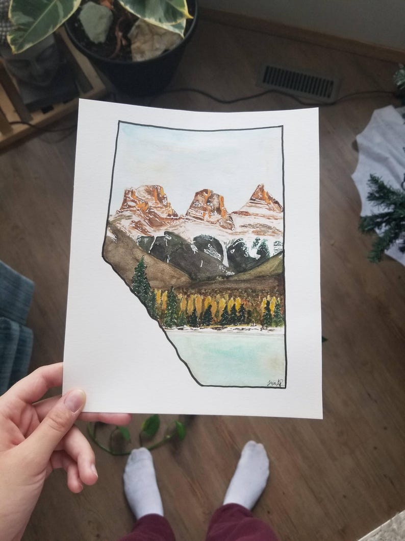 Three Sisters Alberta Sticker| Canmore Sticker | Mountain Sticker ...