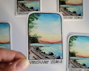 Vancouver Island sticker | Vancouver Island | Destination sticker | Van Isle sticker | PNW sticker | Laptop sticker | Bumper sticker