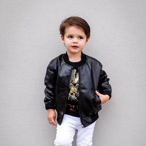 Kids leather jacket