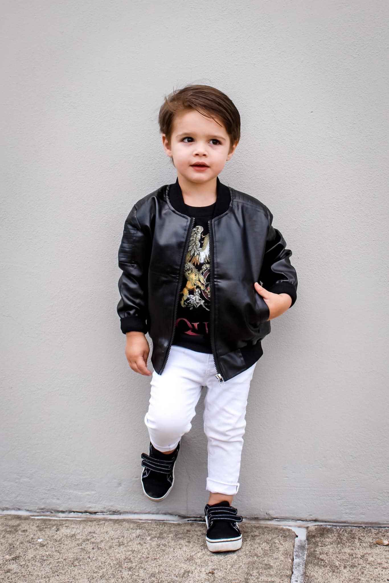 Baby boy biker clearance jacket