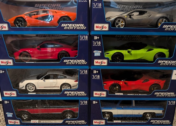 Customized Personalized Maisto Die-cast 1:18 Car Featuring Name