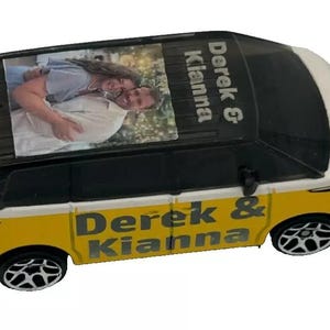 Personalized Engraved Hot Wheels Volkswagen ID.Buzz - VW Bus - Yellow - The Perfect Gift for Any Occasion!