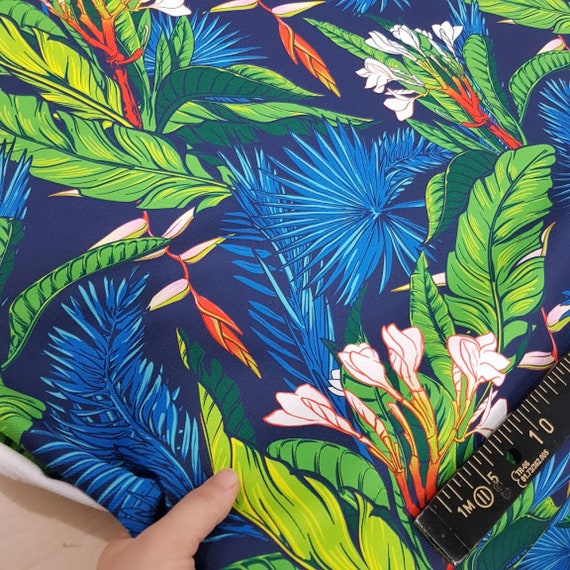 tropical upholstery fabric