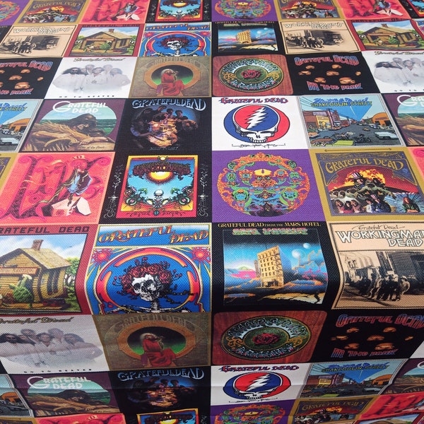 Grateful Dead Fabric by the Yard Etsy