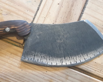 Handcrafted cleaver knife