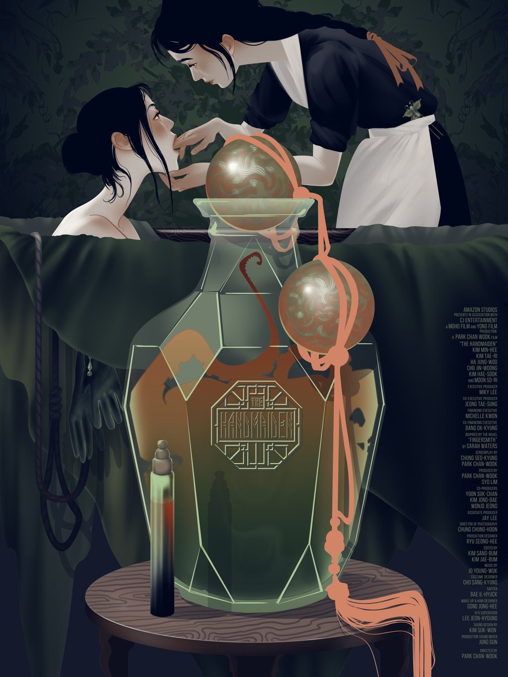 The Handmaiden Poster Art The Handmaiden Korean Film Etsy