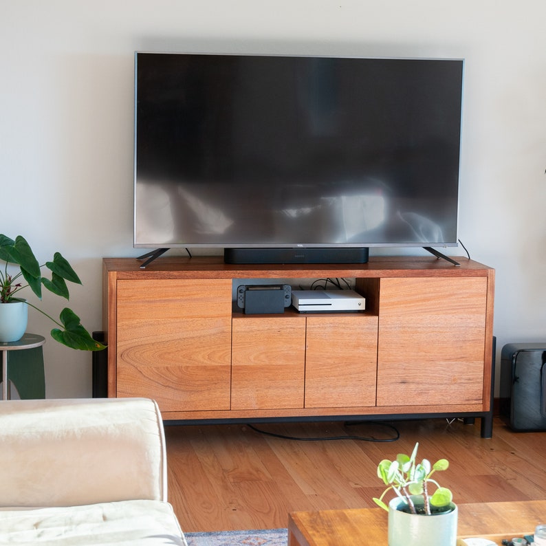 CRADLE Console Made to Order Media Console Hardwood Etsy