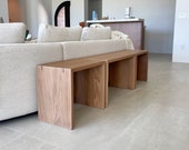 TRIO Bench & Table Set | Made to Order | Contemporary Home Furniture