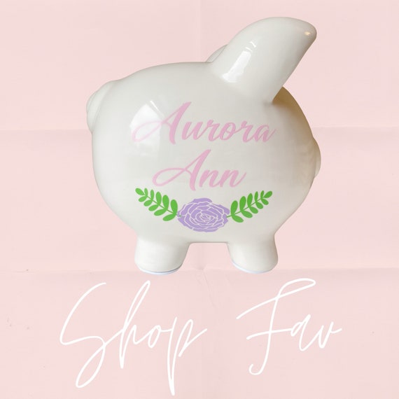 baby boy first piggy bank