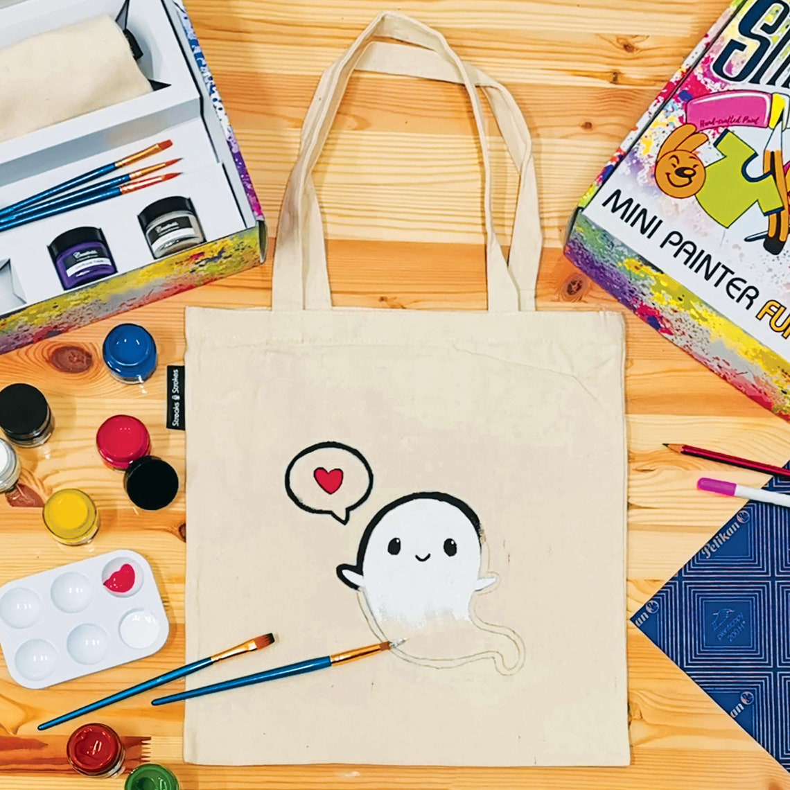 DIY Tote Bag Painting Kit Etsy