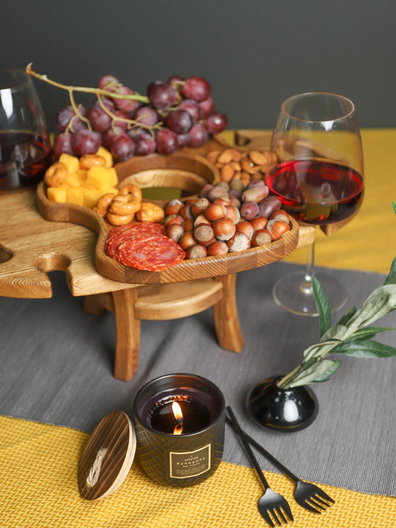 Handgefertigter Weintisch im Freien Tragbarer Weintisch | Etsy