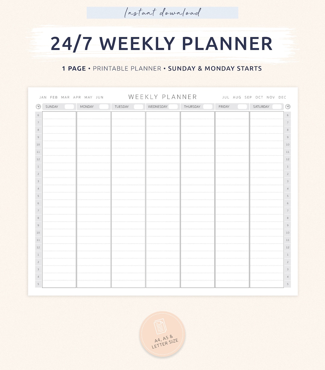 24-7-weekly-planner-weekly-schedule-printable-weekly-timetable-time-blocking-template-24-hour-printable-etsy