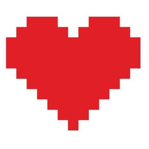 Cricut SVG file - digital download - Video Game Life Heart