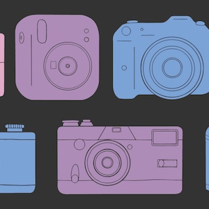 Camera Vector Clip Art - SVG - Cut File