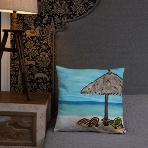 Beachy Pillow for Cottage