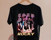 Asap Rocky 90s Retro Vintage T Shirt - New Black Unisex Size T-Shirt MS75
