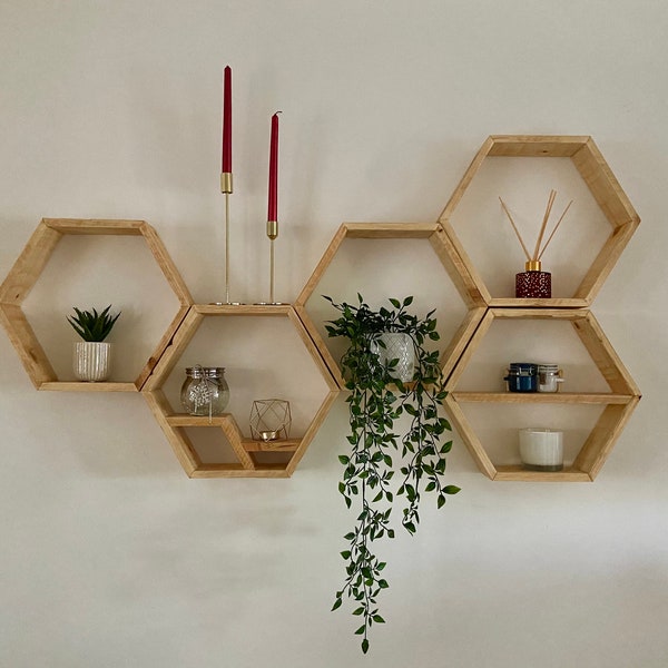 Hexagon Shelves Etsy UK